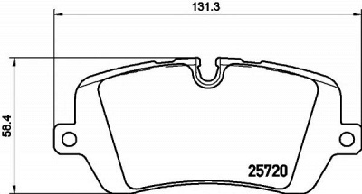 HELLA PAGID 8db355020361 -  Комплект тормозных колодок, дисковый тормоз